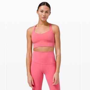 NWOT Lululemon Free To Be Wild Longline Bra Guava Pink